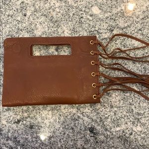 New with tags Hobo fringe clutch